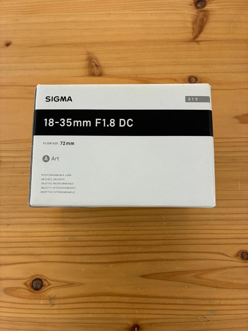 SIGMA / シグマ 18-35mm F1.8 DC HSM [キヤノン用]
