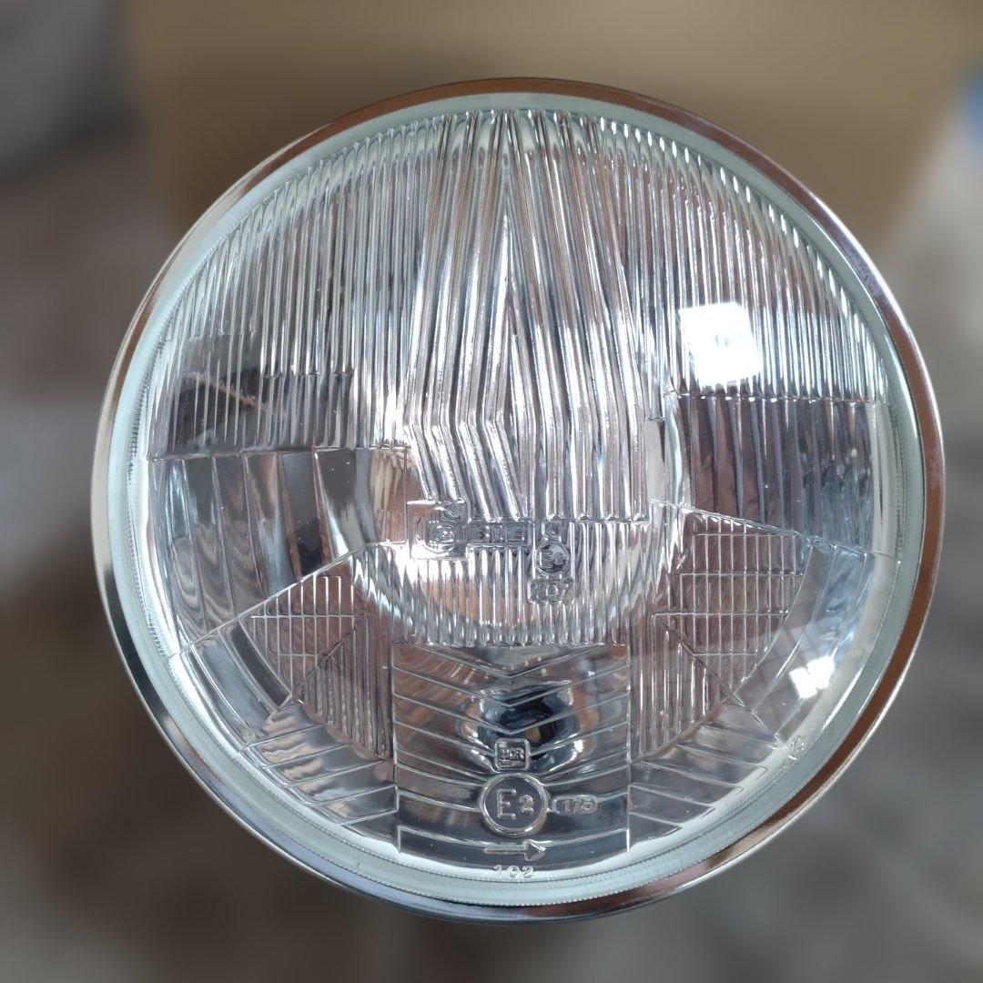 。*。様 CIBIEモト180バイクヘッドライト 円形 プラスチック 金属製