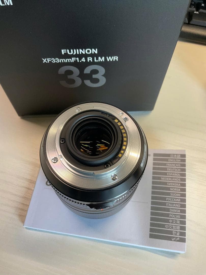 【美品】 XF33mmF1.4 R LM WR レンズ 富士フイルム