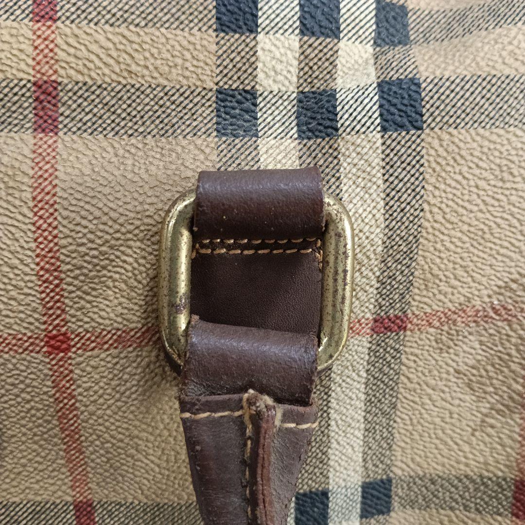 Burberrys チェック柄 ボストンバッグ上19
