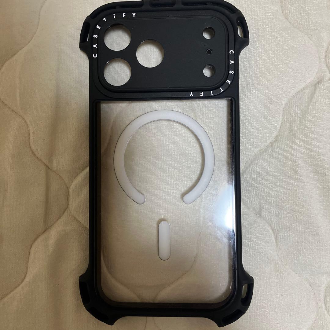 CASETIFY iPhone pro maxブラッククリアケース