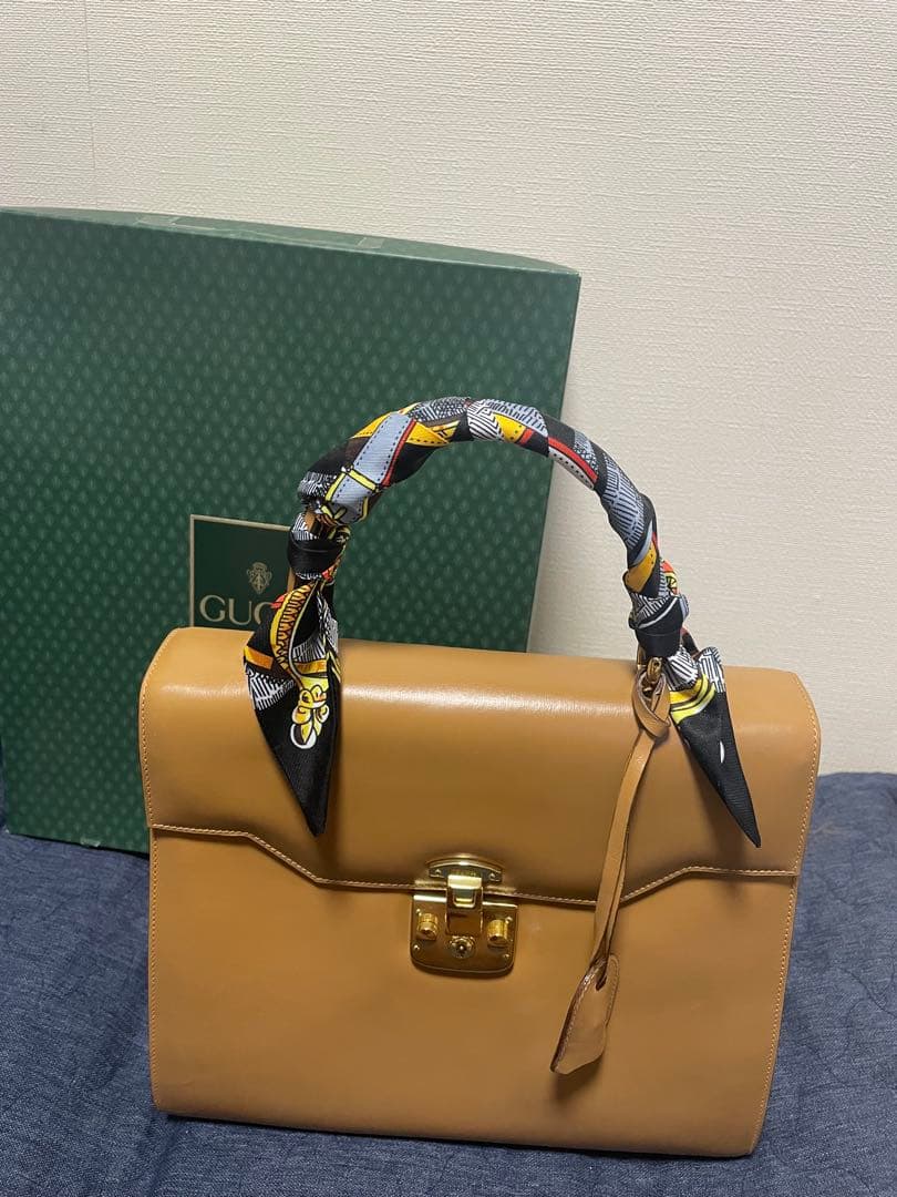 【美品】オールドGUCCIレディロック2wayバッグ　ダイアナ妃愛用バッグ