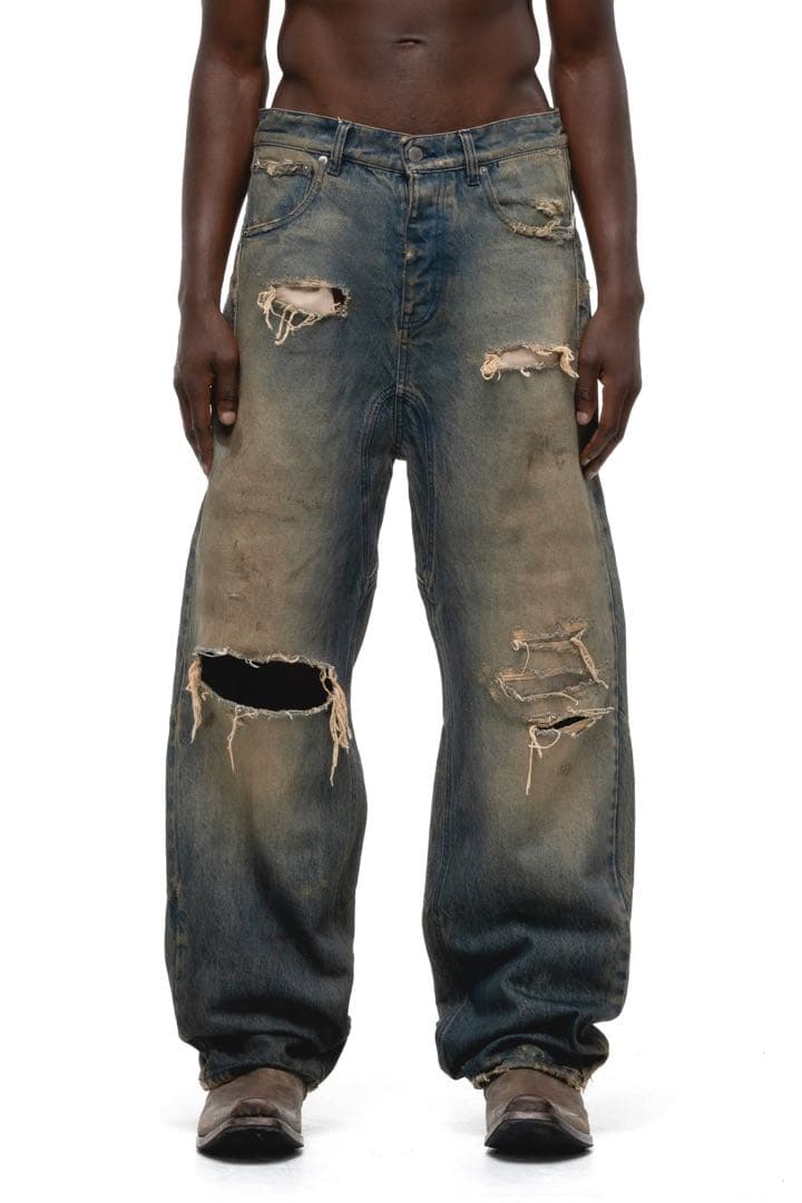 パンツ NO/FAITH STUDIOS SQUARE PATCH CUT / IND