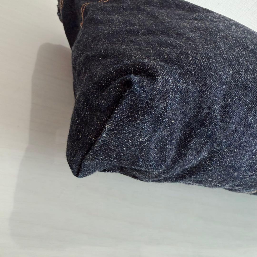 桃太郎ジーンズ　デニム　トートバッグ　出陣　濃紺　インディゴ　内側総柄　A4対応