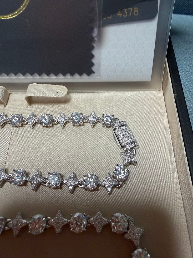 モアサナイトシルバー925ネックレス