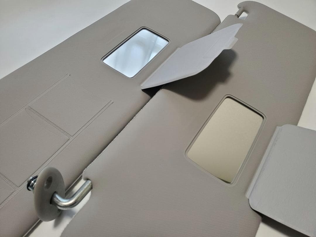 200系ハイエース　純正サンバイザー左右　標準・ナロー　グレー　スーパーＧＬ