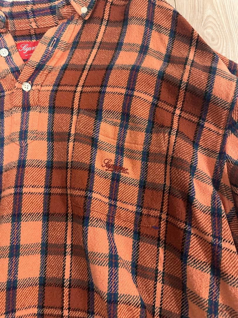 トップス SUPREME 23SS Pullover Plaid FlannelShirt
