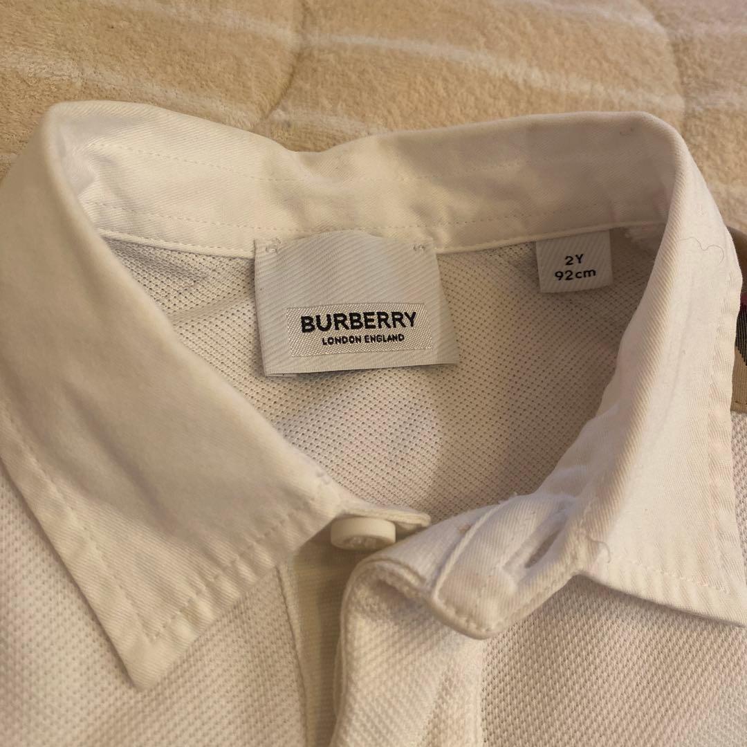 バーバリー　2y 92cm ポロシャツ　ノバチェックパンツ　セット