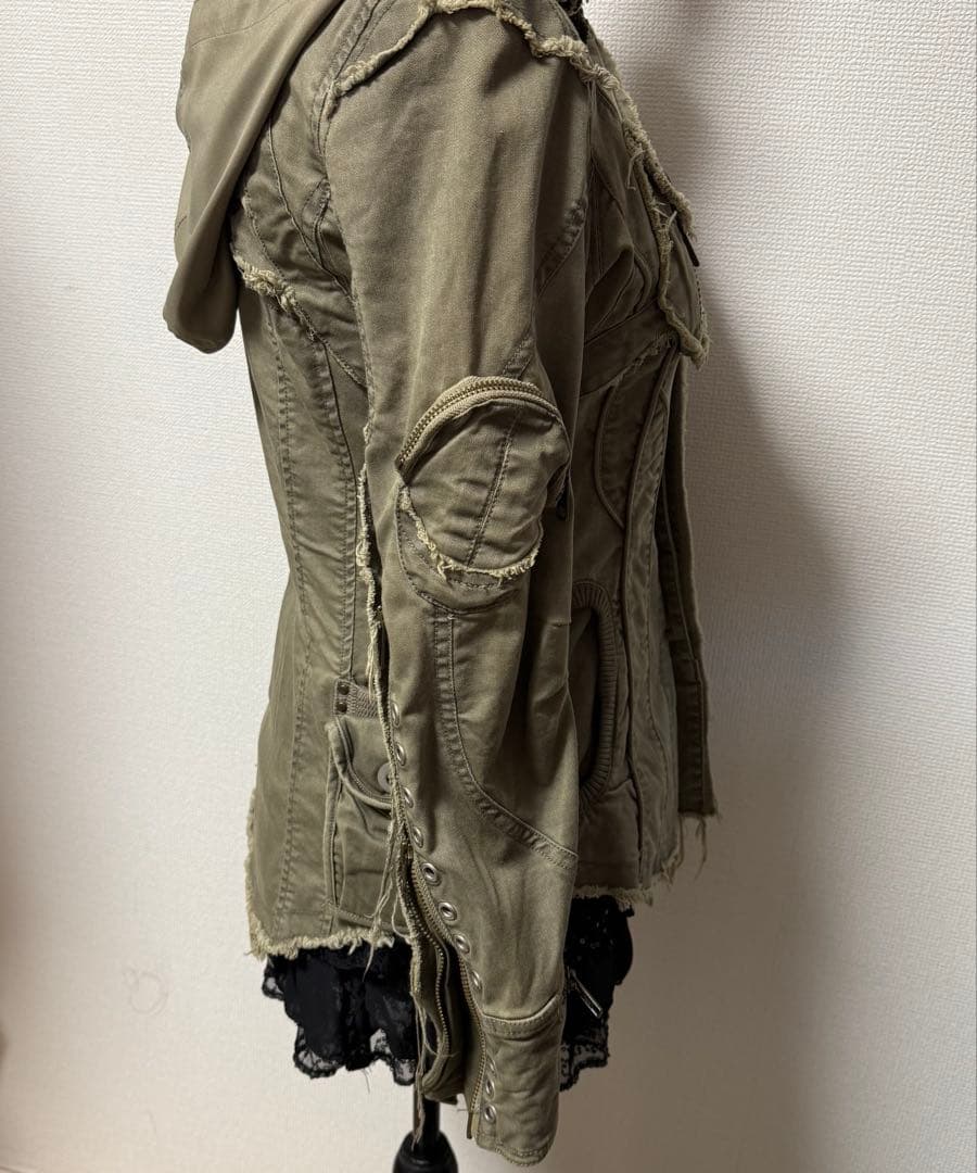 y2k 00s 平成 ギミック ミリタリージャケット