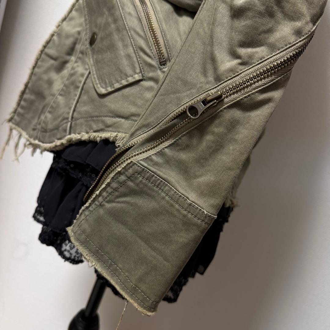 y2k 00s 平成 ギミック ミリタリージャケット