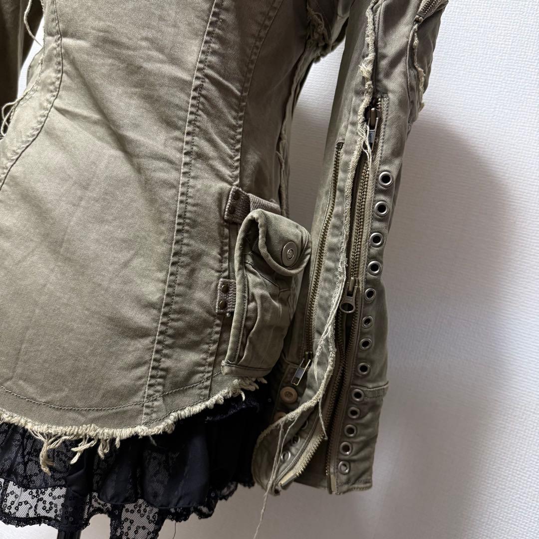 y2k 00s 平成 ギミック ミリタリージャケット