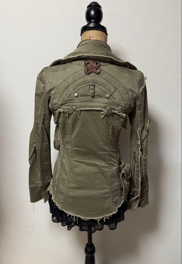 y2k 00s 平成 ギミック ミリタリージャケット
