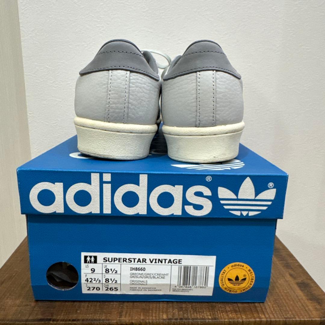 超美品ADIDAS SUPERSTAR VINTAGE IH8660 27cm