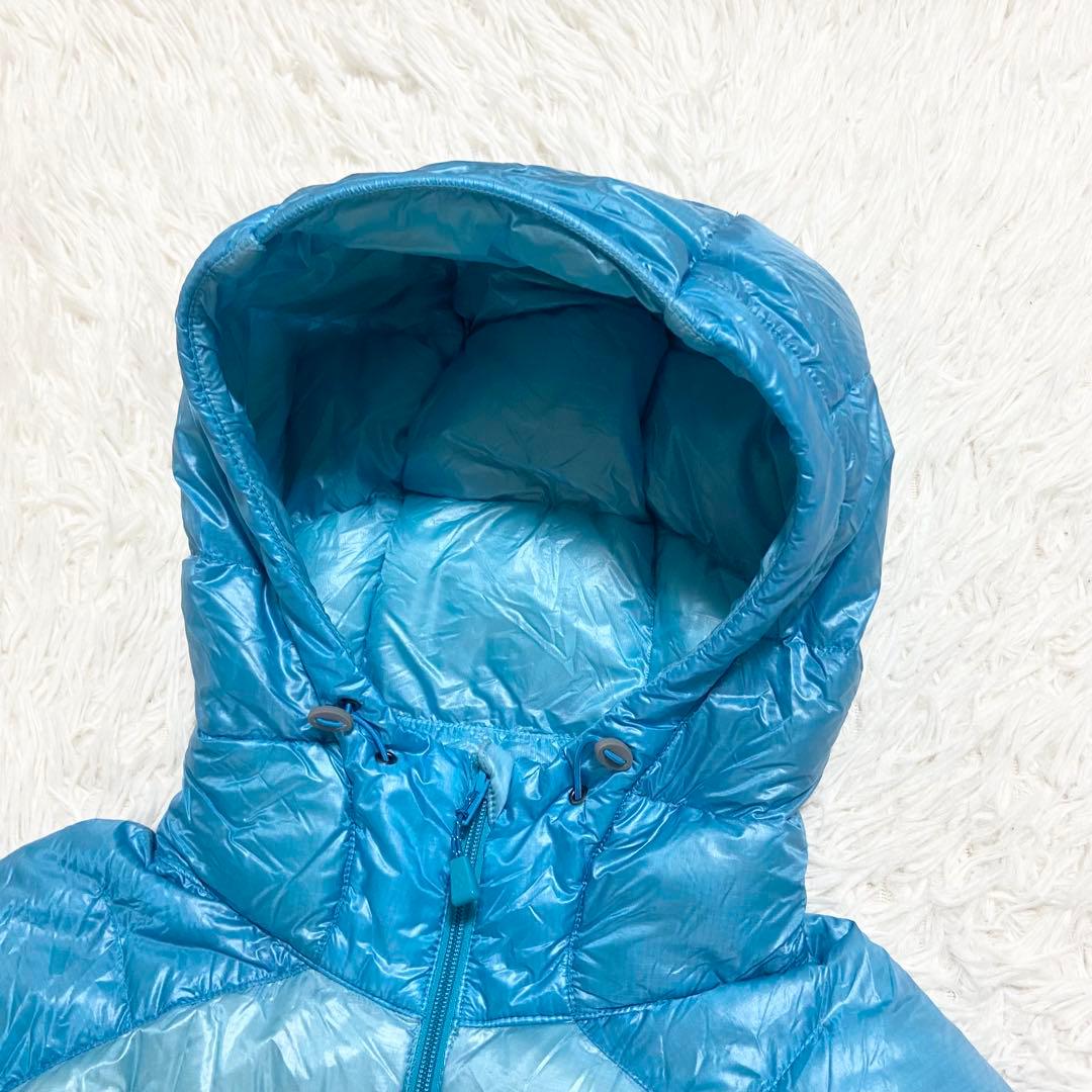 モンベル スペリオダウンパーカ ジャケット レディースM ブルー 水色