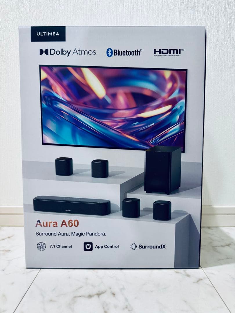 ULTIMEA Aura A60 サウンドバー 7.1ch DolbyAtmos