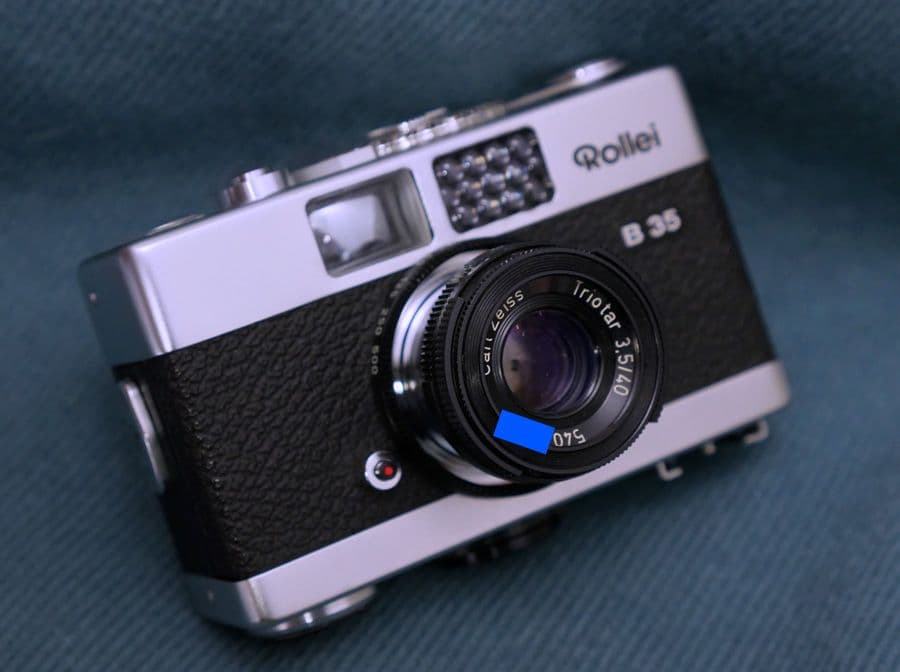 Rollei B35　試写済　露出計動作　ジャンク扱いで