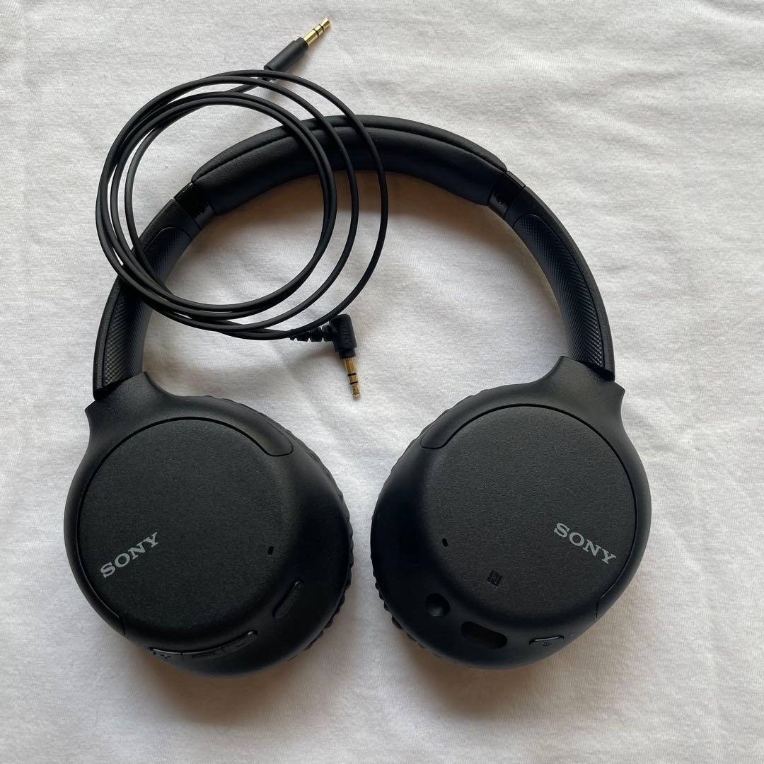 SONY ワイヤレスヘッドホン 3.5mmケーブル付き