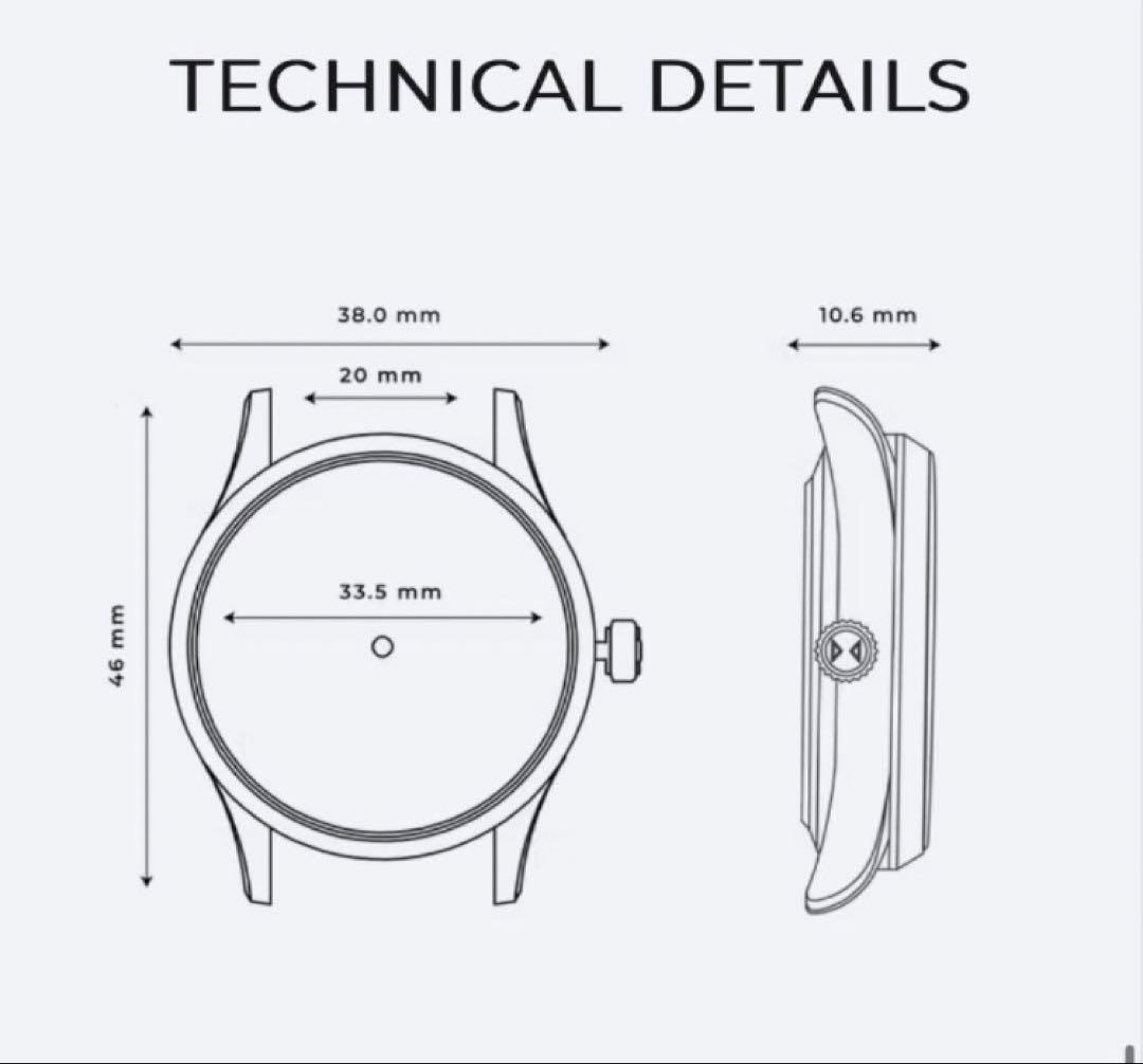 MU:N Watches ORION 手巻き腕時計　ムーンフェイズ　希少