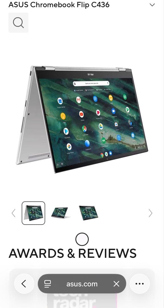 ASUS Chromebook Flip C436 本体