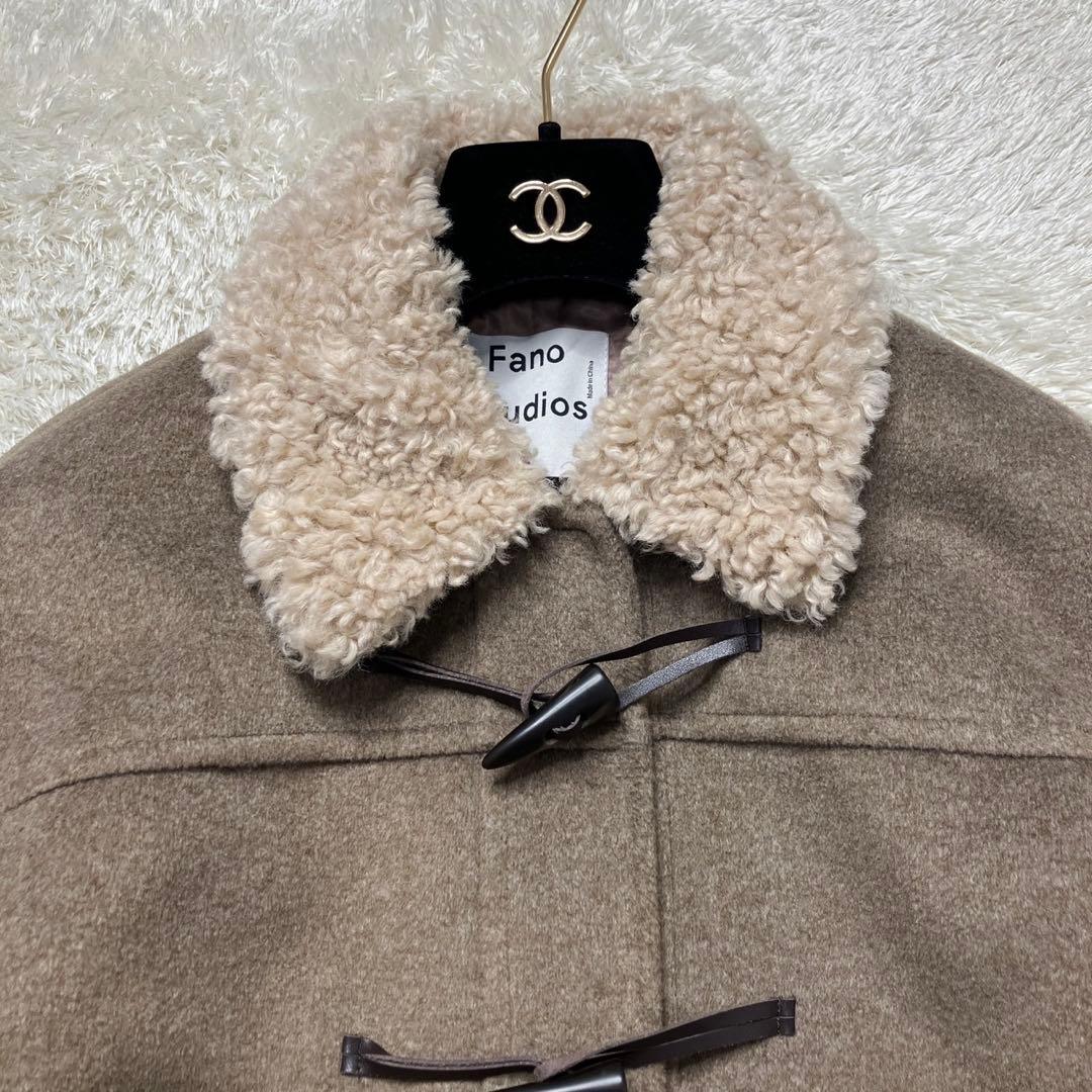 美品✨　Fano Studios ボアカラー ダッフルコート　ロング