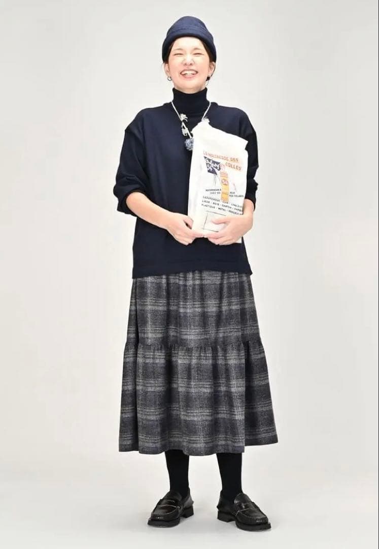 2024AW～45R ジャージフラノのスカート（フリーサイズ）