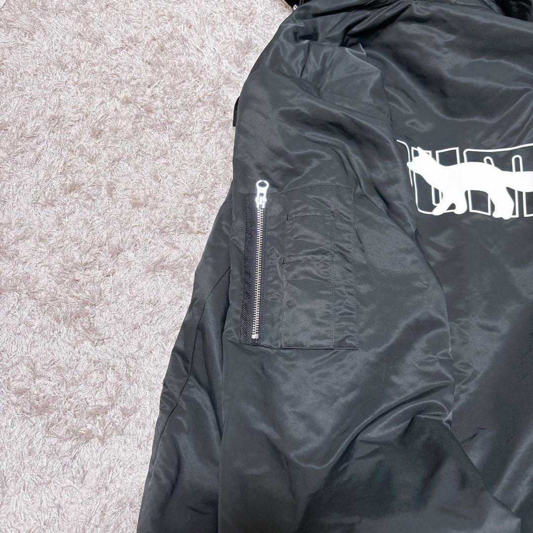 コラボ✨ 希少 【未使用級】 メゾンキツネ × プーマ ベンチコート 黒 M