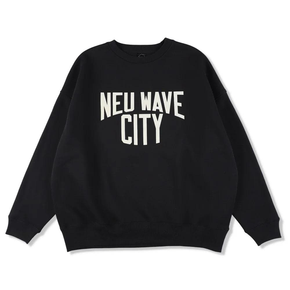 新品 イズネスミュージック NEU WAVEスウェット ブラック　イズネス