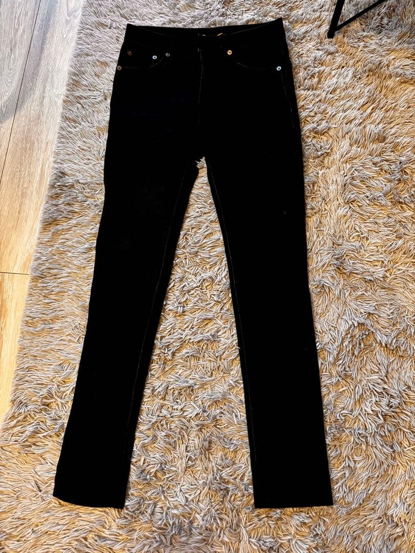 【エディスリマン】 SAINT LAURENT ブラックスキニーデニム