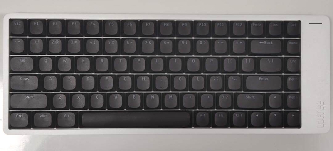 【特別限定カスタム】LOFREE FLOW2シルバー★84キー★超ロープロ仕様