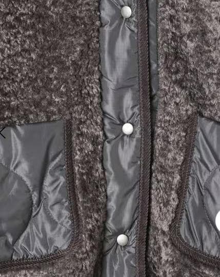 【今季完売品】未使用　アソートファーベスト　チャコール