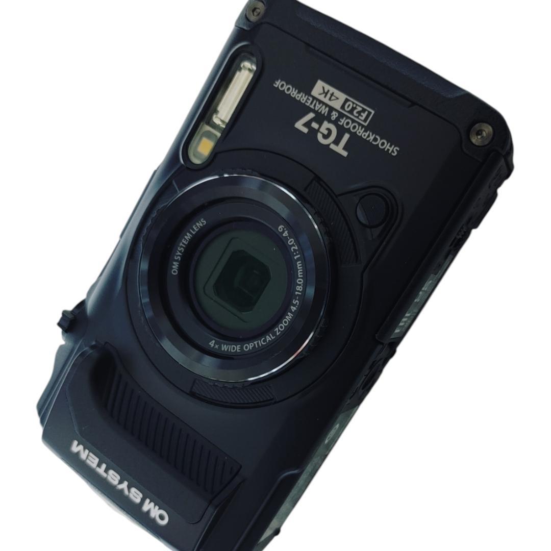 OM SYSTEM TG-7 ブラック【ほぼ新品】【匿名配送】【送料無料】