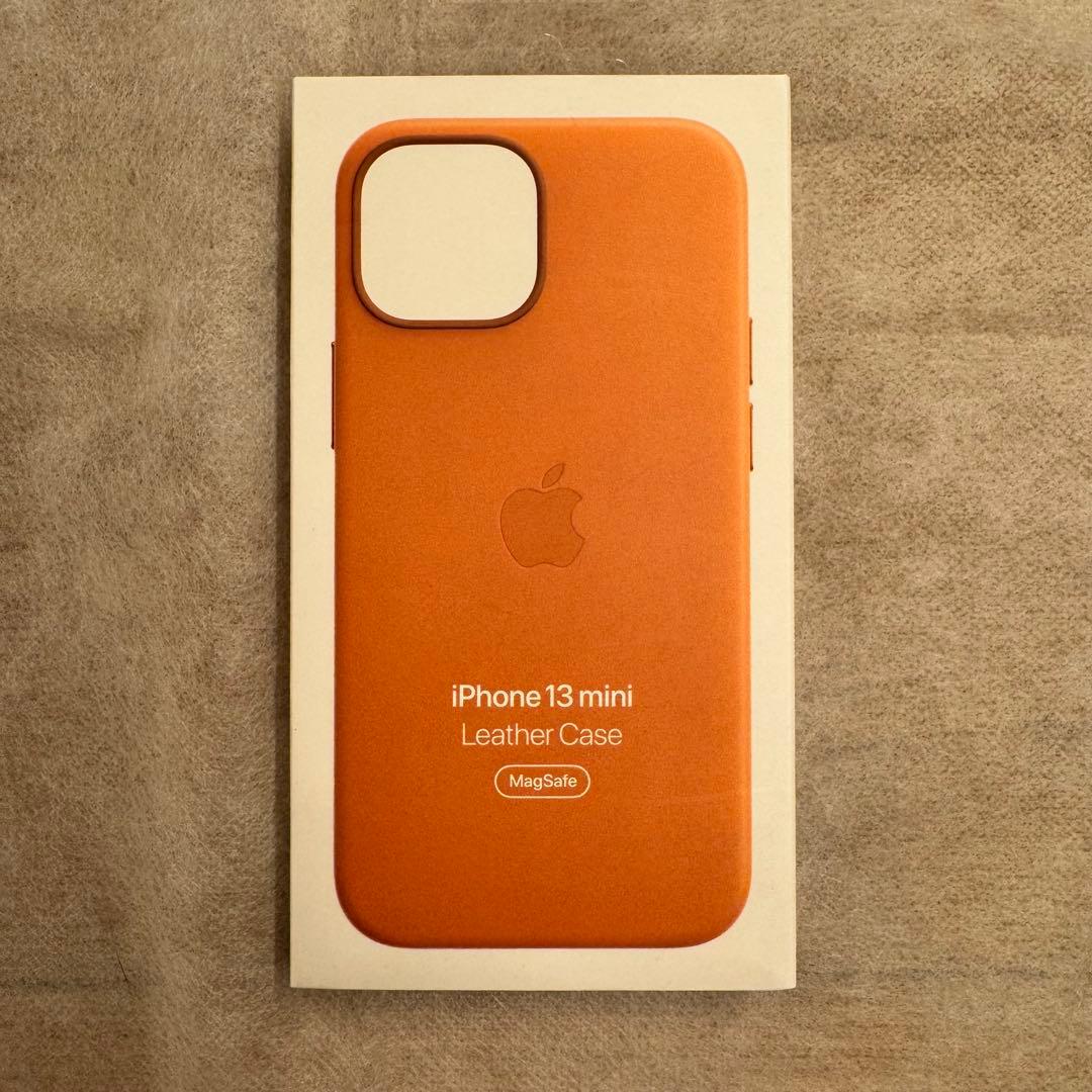 iPhone 13 mini 純正レザーケース ゴールデンブラウン新品未使用