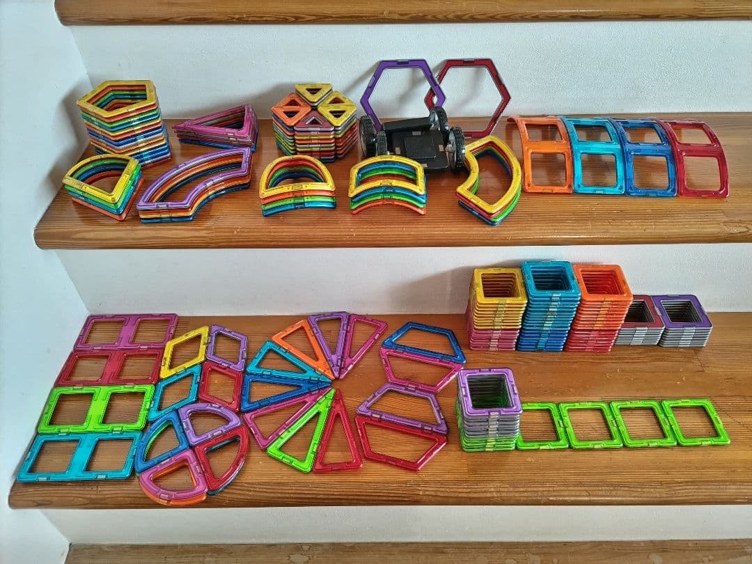 【正規品】マグフォーマー　大量　212ピース車輪2個