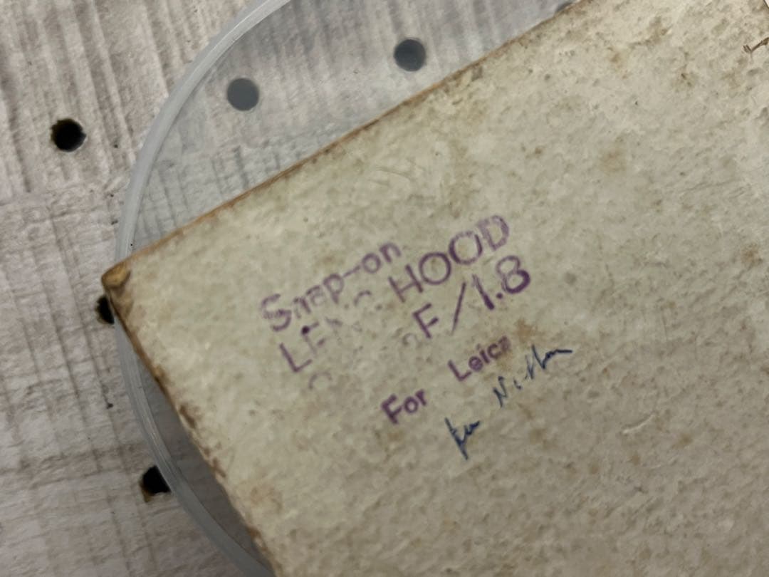 W-ニッコール 35mm f1.8 ライカLマウント用 専用フード 珍品 元箱付