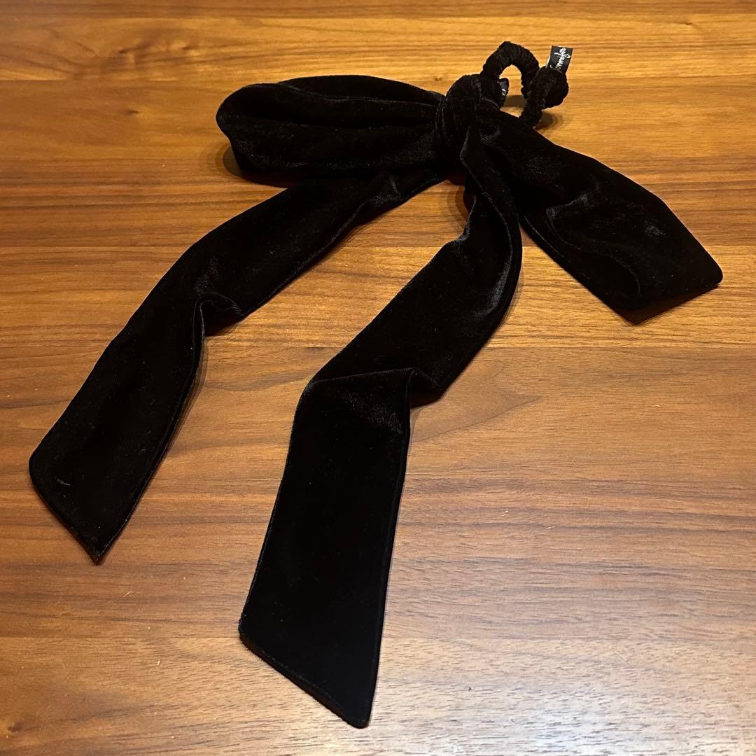 ロンハーマン別注　ジェニファーオーレット　ベロアリボンヘアゴム