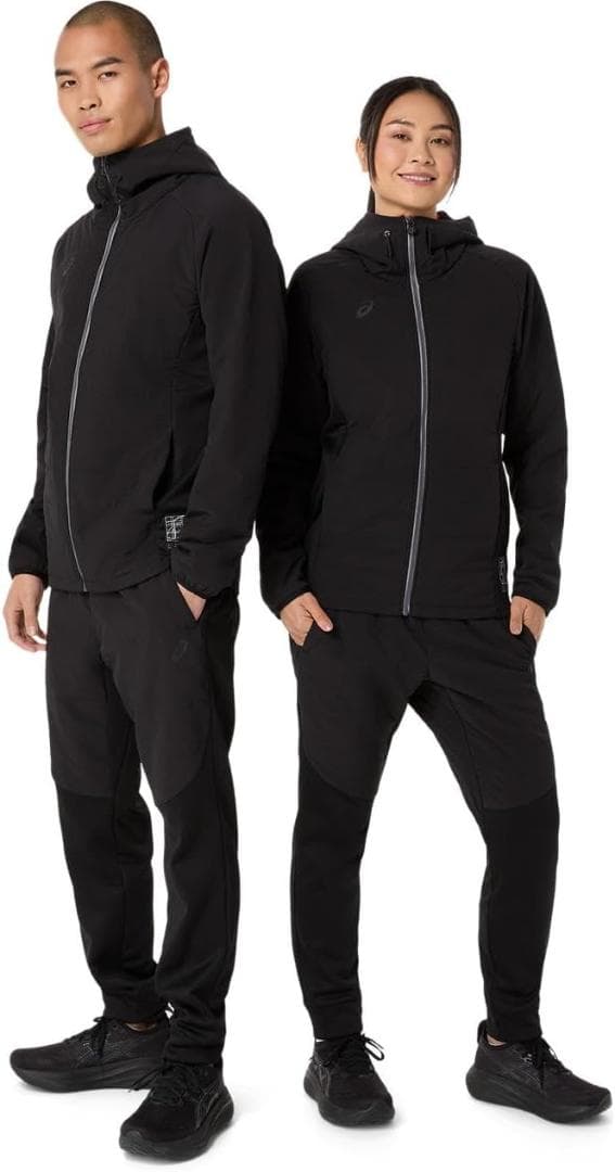 [アシックス] ハイブリッド中わたフリースフーディー 2031F172