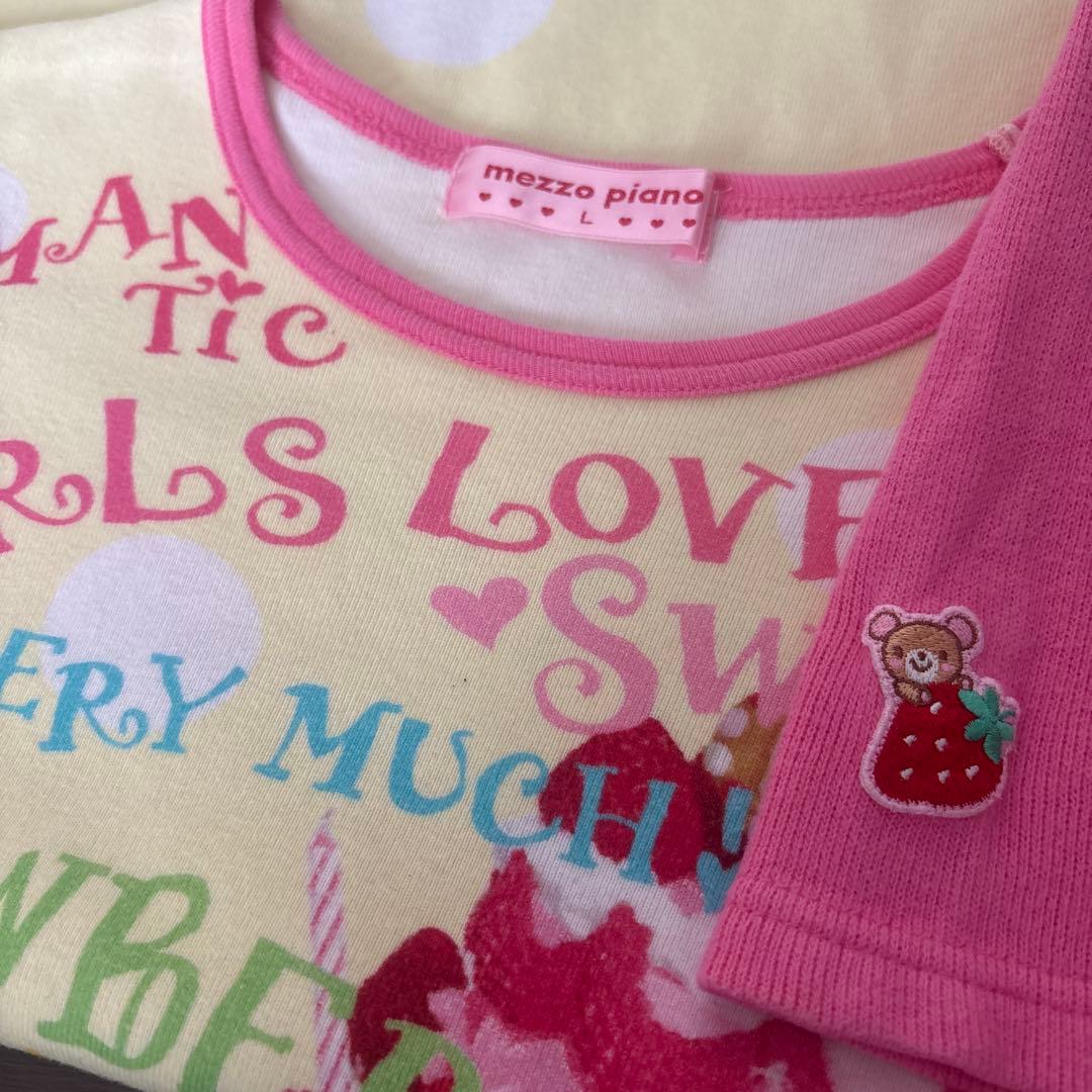 希少★メゾピアノ ケーキプリント Tシャツ コロン