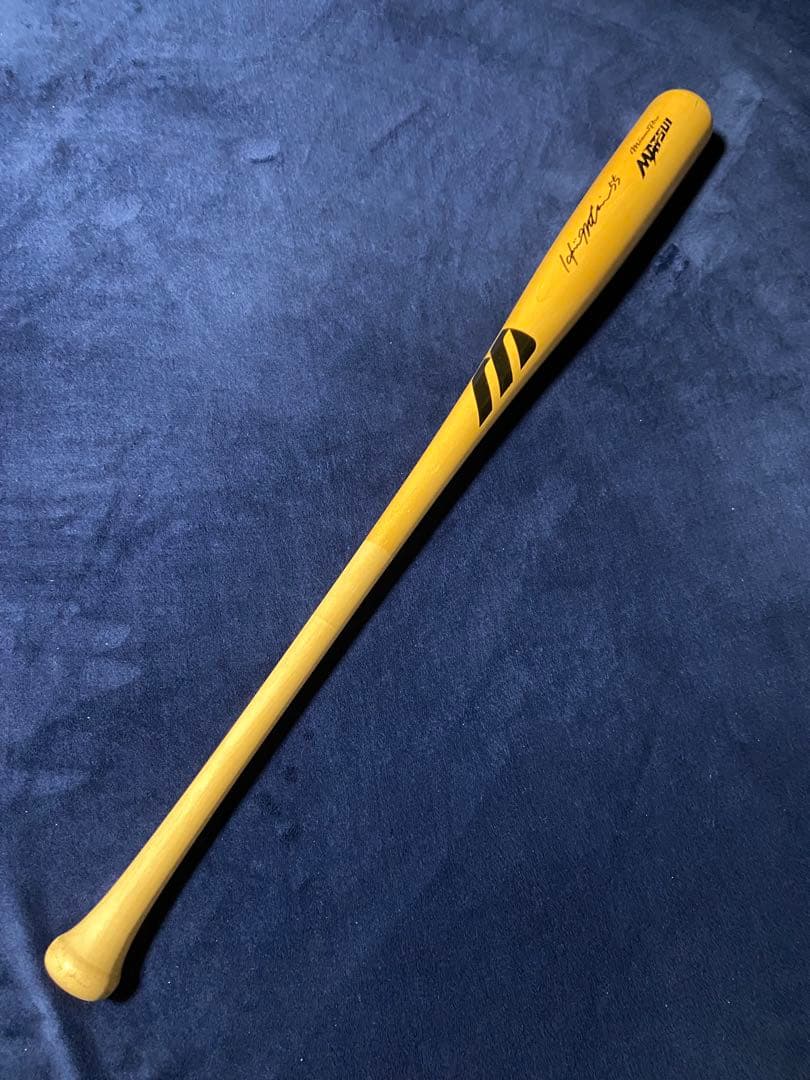 松井秀喜選手直筆サイン入りバット硬式特製実使用支給品