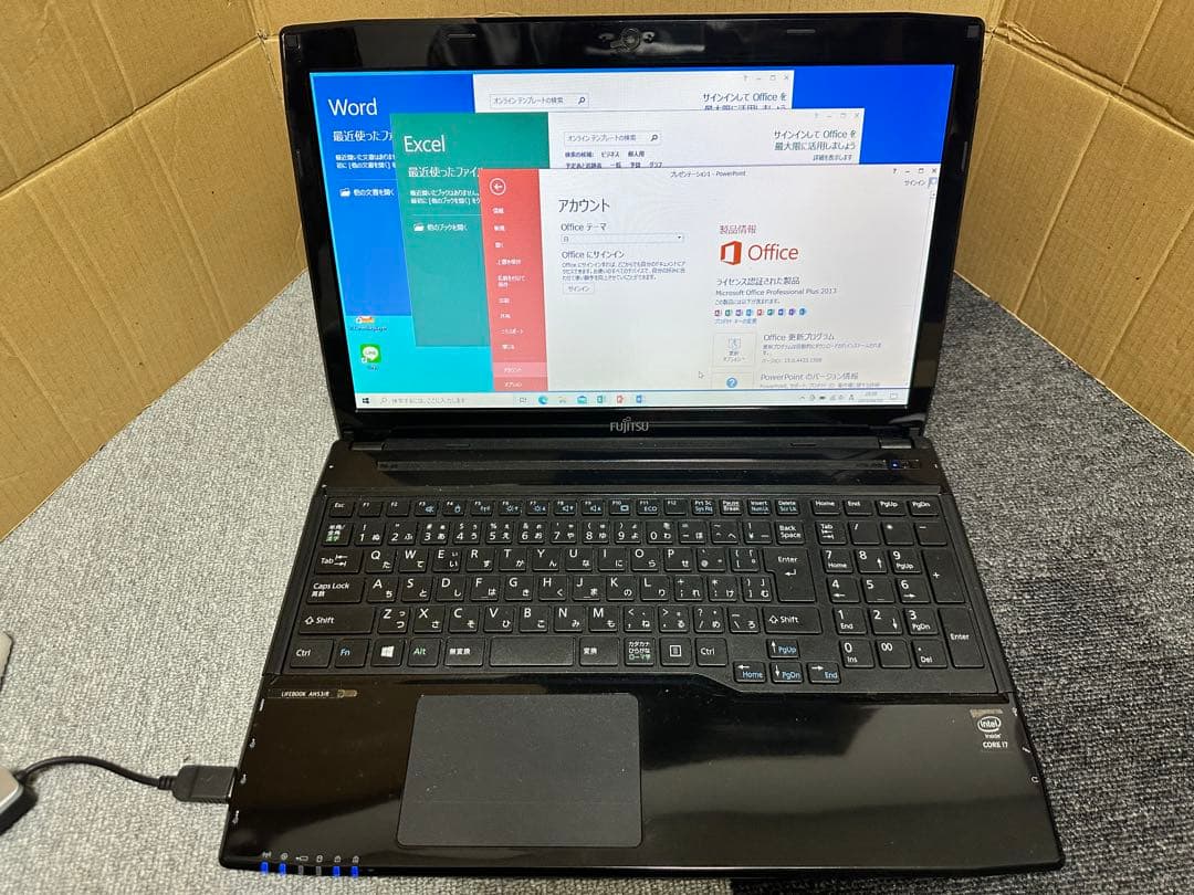 富士通　Lifebook AH53/R Core i7 Office 付き