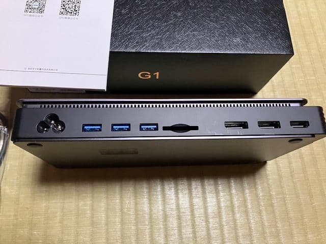 GPD G1 外付けグラボ　モンハンできます。