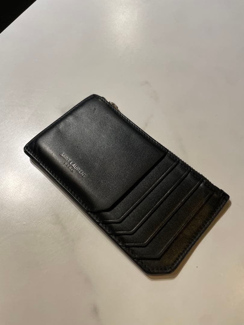 SAINT LAUREN サンローラン　マネークリップ　ケース　ブラック