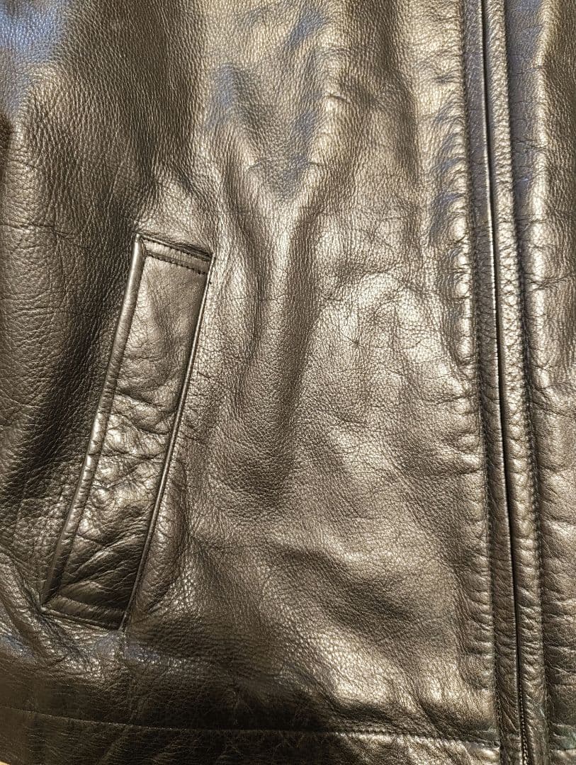 90s Banana Republic レザージャケット キルティング裏地 本革