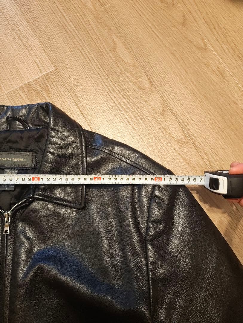 90s Banana Republic レザージャケット キルティング裏地 本革