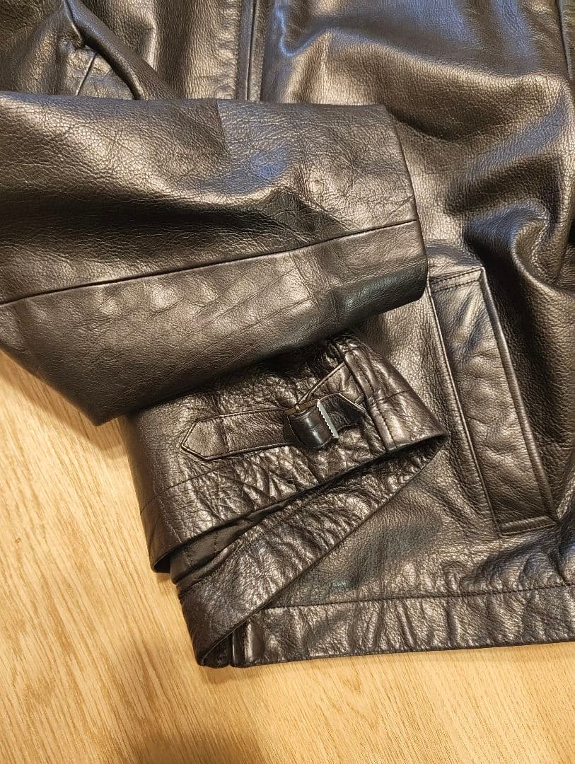 90s Banana Republic レザージャケット キルティング裏地 本革