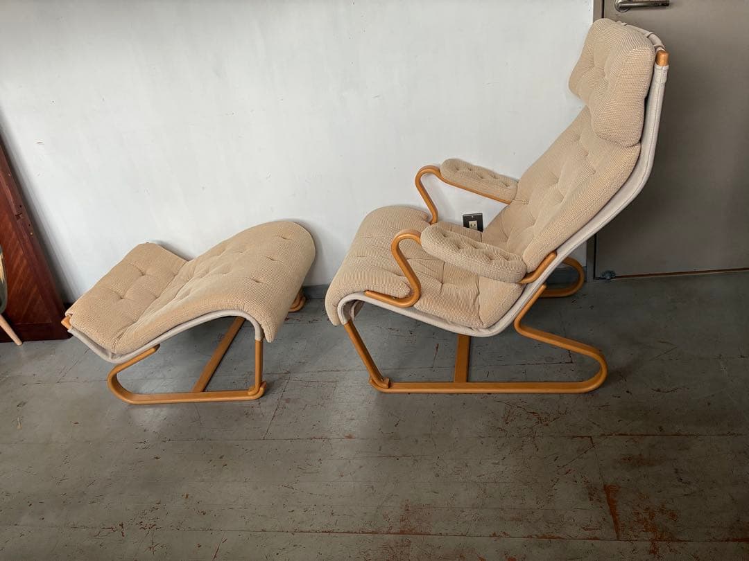 天童木工　ブルーノマットソン　イージーチェア　オットマン　セット