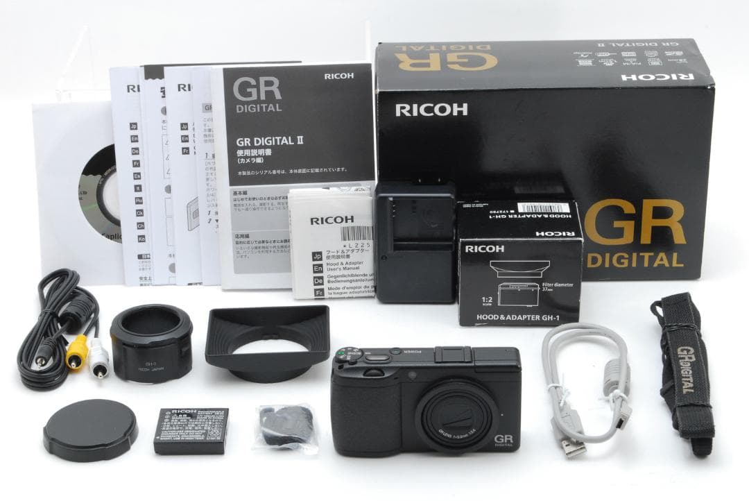 【ほぼ新品 箱付き】リコー Ricoh GR DIGITAL II + GH-1