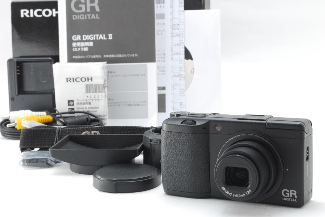 【ほぼ新品 箱付き】リコー Ricoh GR DIGITAL II + GH-1