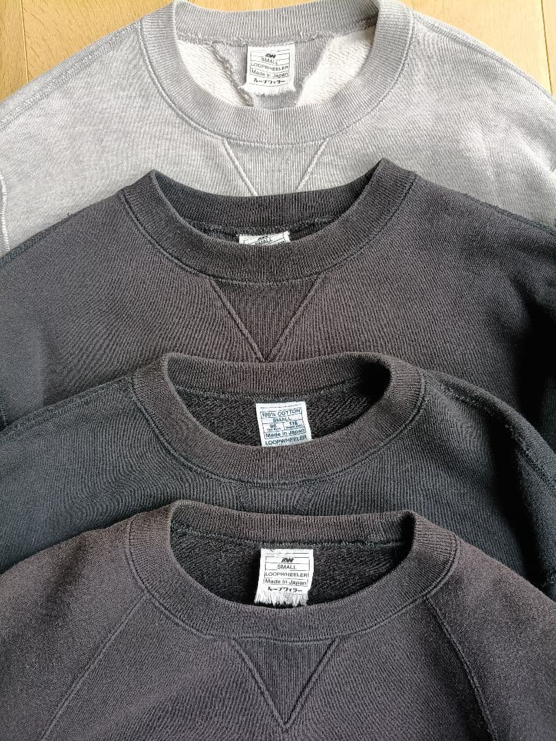 ループウィラー　スウェット4着セット LOOPWHEELER