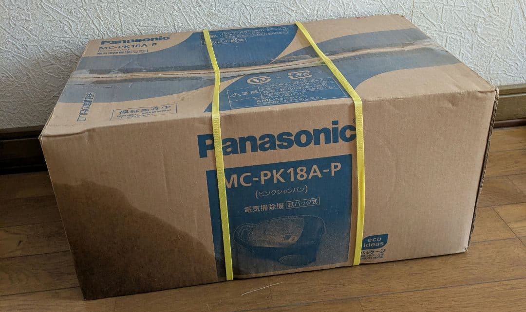 未開封品　Panasonic MC-PK18A-P 掃除機本体