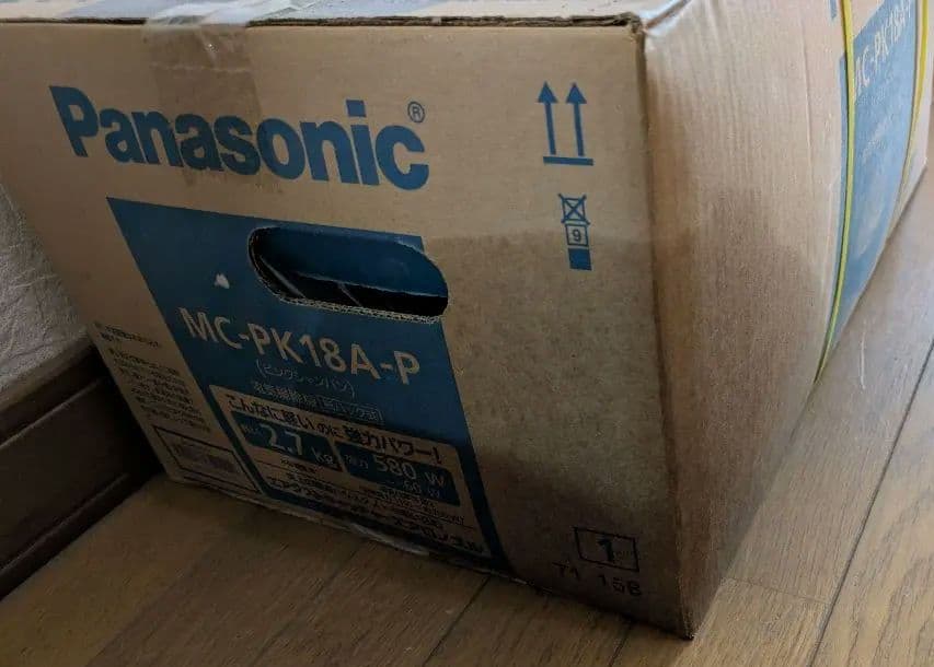 未開封品　Panasonic MC-PK18A-P 掃除機本体
